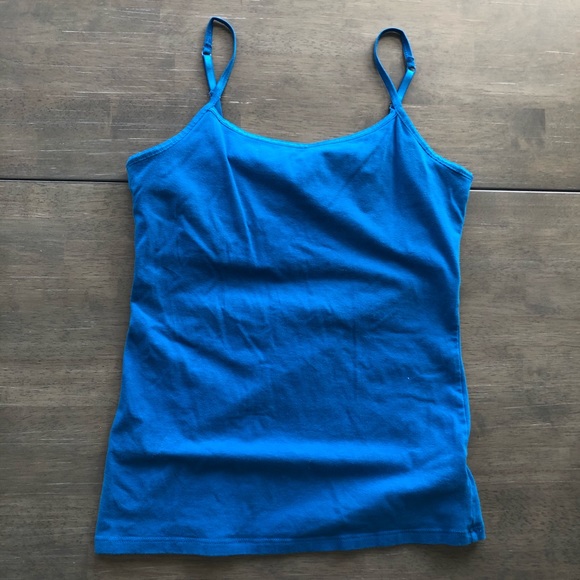 SO Tops - Blue SO Spaghetti Strap Cami Top